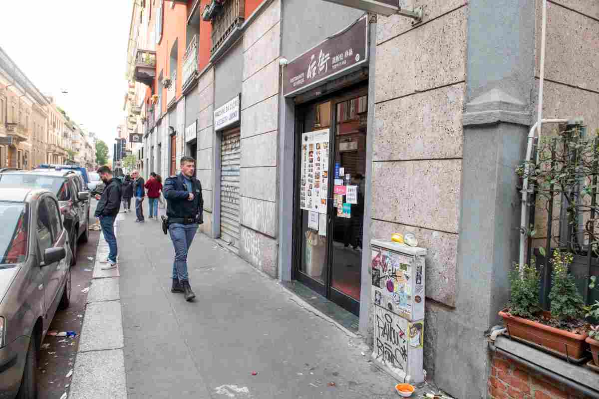 L'esterno di un ristorante cinese