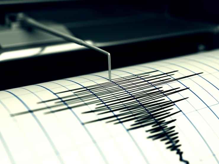Sismografo segnala un terremoto