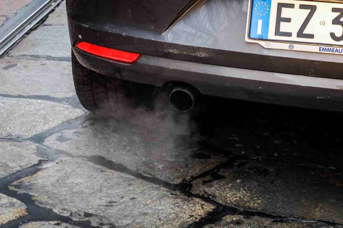 Auto smog città