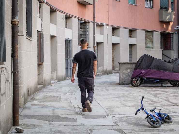 Un quartiere popolare a Milano