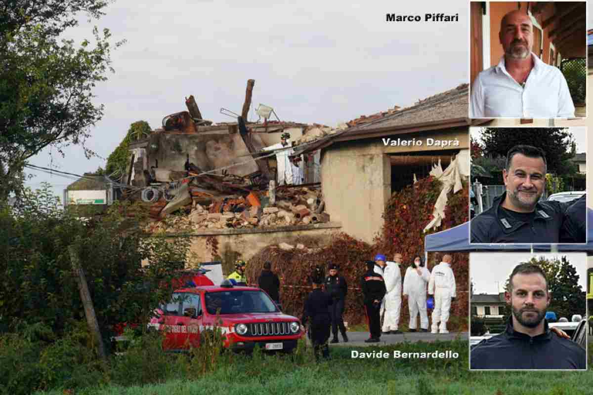 Le tre vittime del casolare di Verona