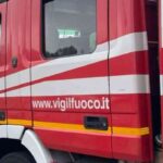 Vigili del fuoco in strada