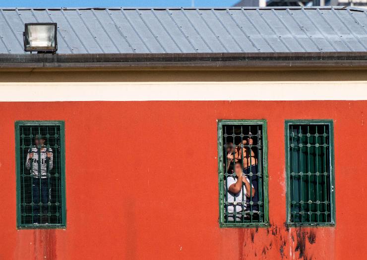 La visione dall'esterno del carcere minorile Beccaria
