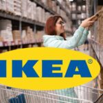 sfondo donna da Ikea e logo
