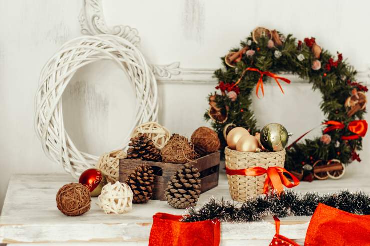 Varie decorazioni natalizie 