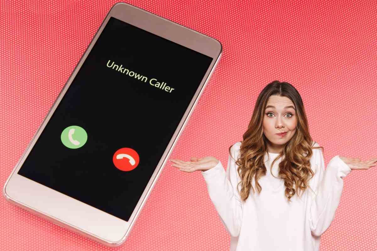 Un telefono che viene chiamato da un numero sconosciuto ed una ragazza indecisa