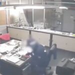 Il video dello scassinatore mentre porta via i gioielli