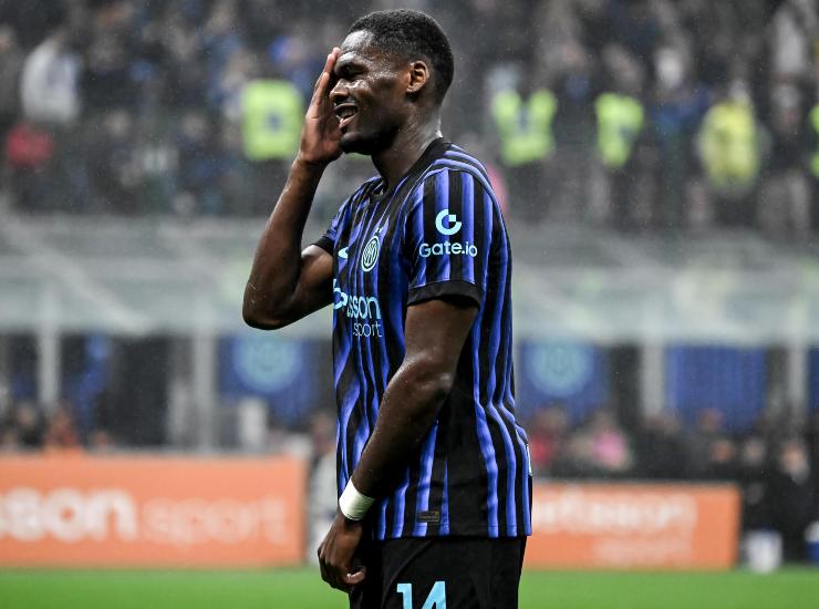 Bonny esulta dopo una rete