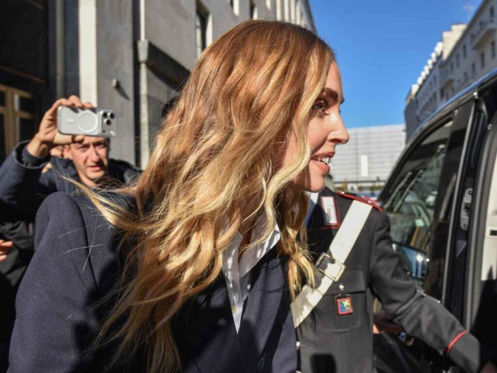 Chiara Ferragni in Tribunale a Milano