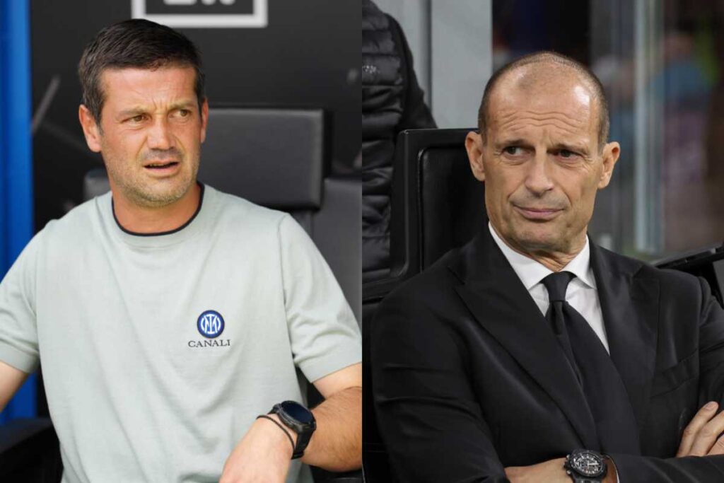 Foto combo Chivu e Allegri
