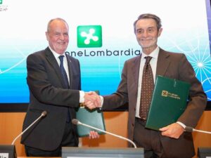 Il Ministro Calderoli e il governatore Fontana