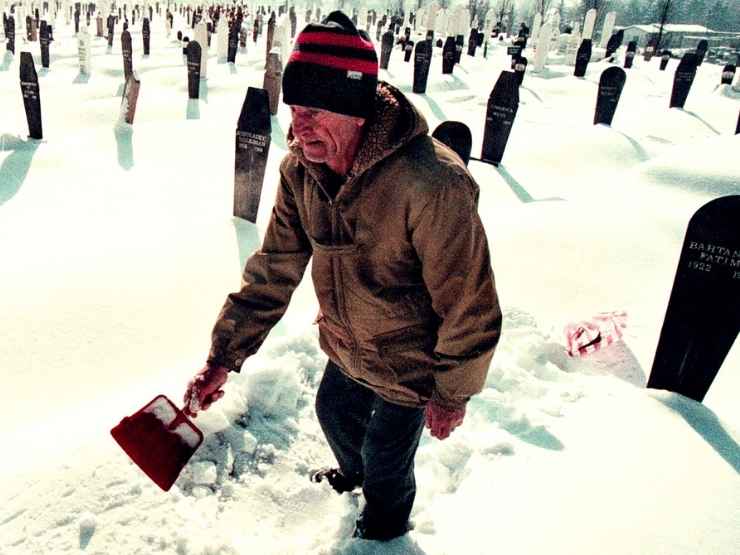 Il cimitero di Sarajevo sotto assedio