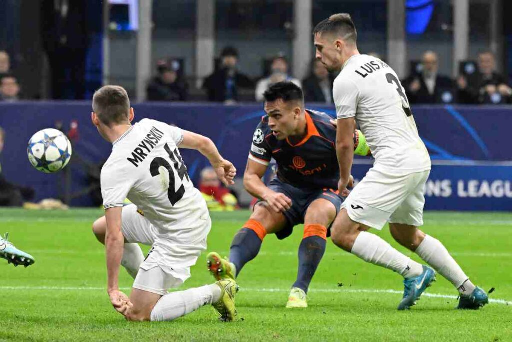 Il gol di Lautaro Martinez con il Kairat