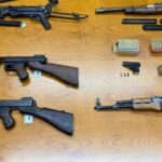 Le armi sequestrate nei pressi di Milano