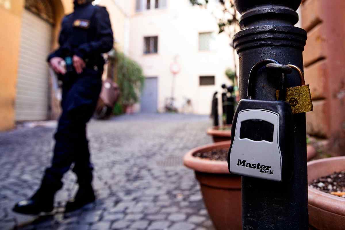 Un lockbox alla fontanella