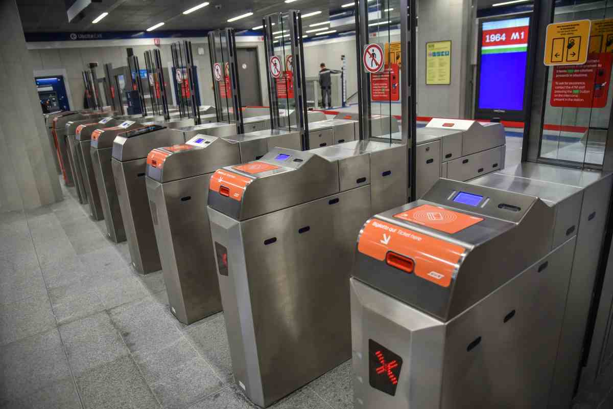 La metro Milano chiusa