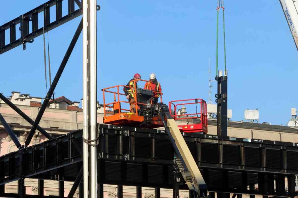 I lavori alle Olimpiadi