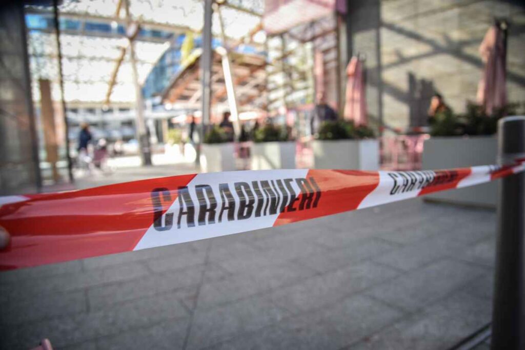 Il luogo dell'omicidio a Milano