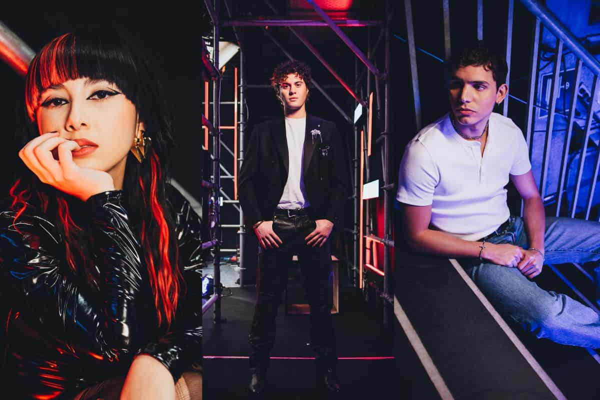 foto in posa di rob, pierc e erocaddeo dietro le quinte x factor