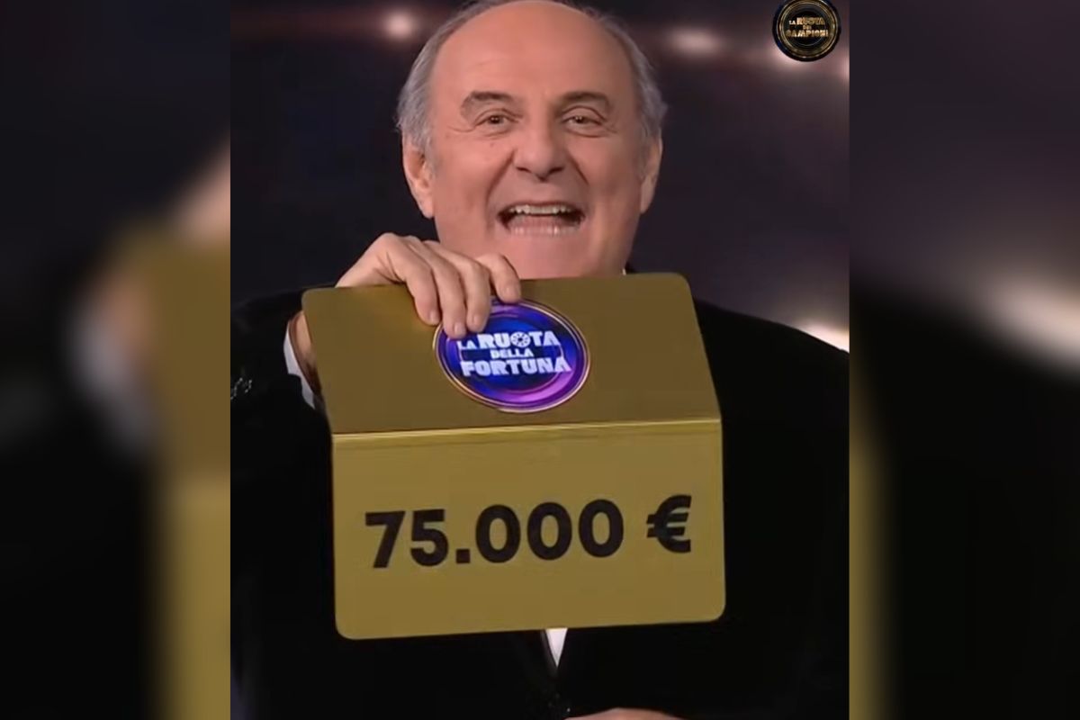 Gerry scotti gira la vincita da 75 mila euro