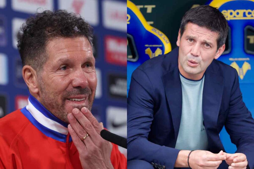 Foto combo Simeone e Chivu