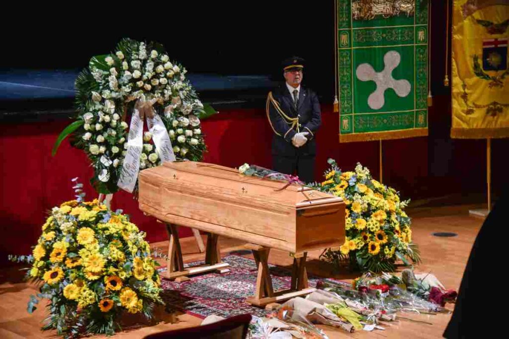 La camera ardente della Vanoni