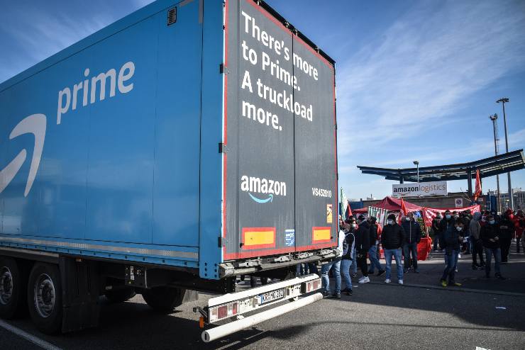 Uno dei vettori di Amazon per le consegne in tutta Italia
