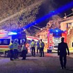 Un momento di terrore dove ambulanze e forze dell'ordine intervengono