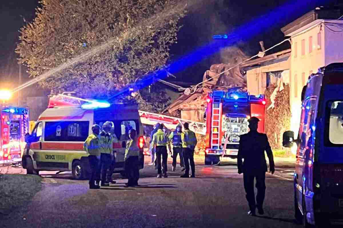 Un momento di terrore dove ambulanze e forze dell'ordine intervengono