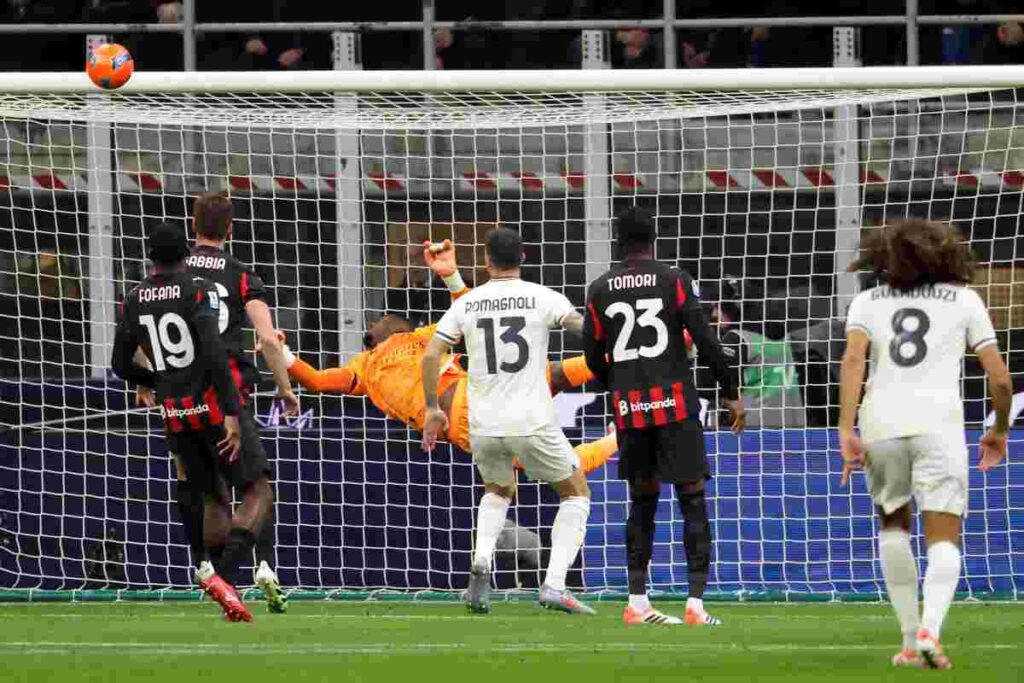 La grande parata di Maignan su Zacccagni