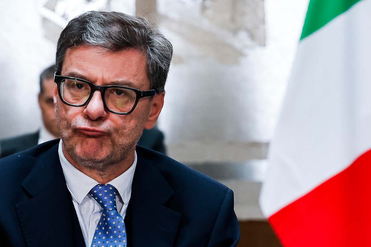 il ministro dell'economia giancarlo giorgetti