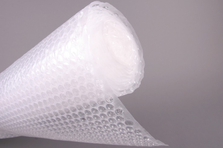 Un rotolo di pluriball