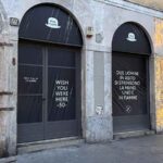 Allestimento per i Pink Floyd a Milano