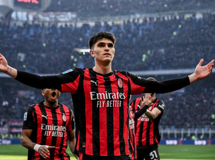 Bartesaghi esulta dopo una rete