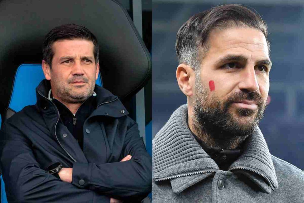 Foto combo Chivu e Fabregas