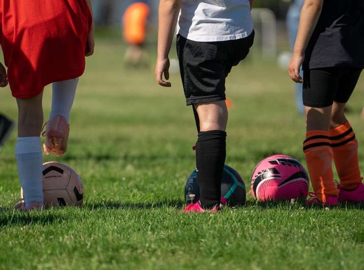 Alcuni giovani calciatori