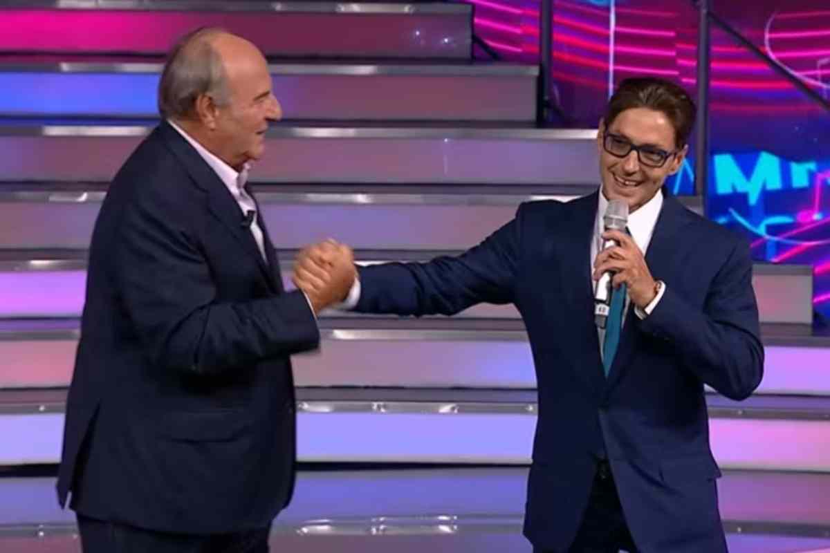 Gerry Scotti con Pier Silvio Berlusconi