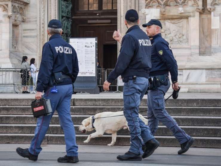 Polizia a Milano
