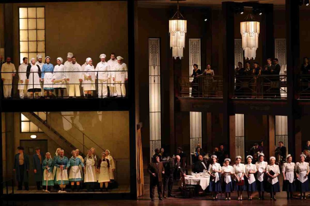 Durante le prove della Prima