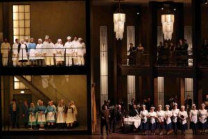 Durante le prove della Prima