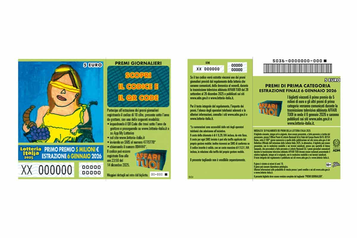 biglietto lotteria italia