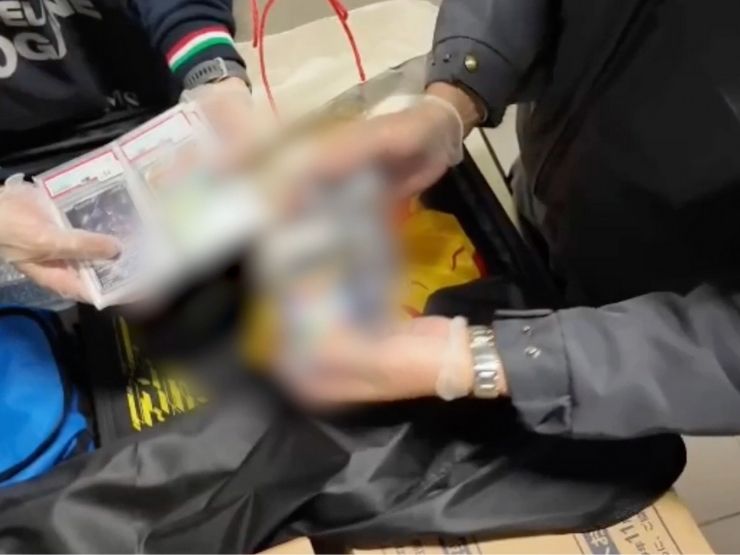 Sequestro carte Pokémon a Milano