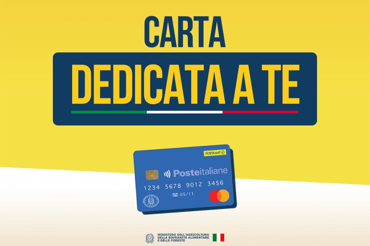 social card della carta dedicata a te