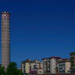 Una ciminiera in Italia abbandonata