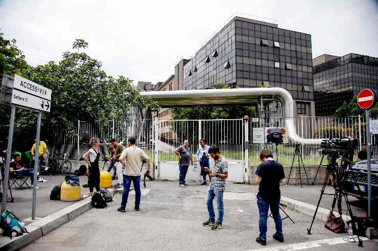 L'ingresso principale dell'ospedale San Raffaele