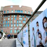 L'esterno dell'ospedale San Raffaele di Milano