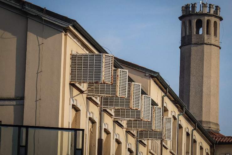 Il carcere di San Vittore visto dall'esterno