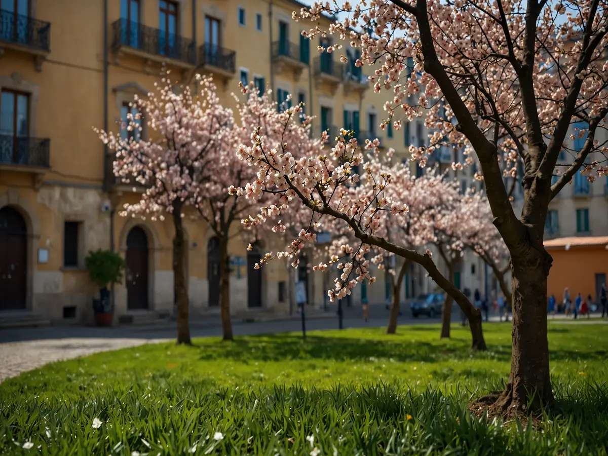 ViviRho: La Cartolina del Mese di Marzo che Celebra la Bellezza della Primavera in Città