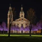 Illuminazione Viola del Municipio: Celebrazione della Giornata Nazionale del Fiocchetto Lilla il 15 Marzo