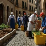 Inizio dei Lavori di Rifacimento dei Marciapiedi in Via XXV Aprile a Sant'Agata